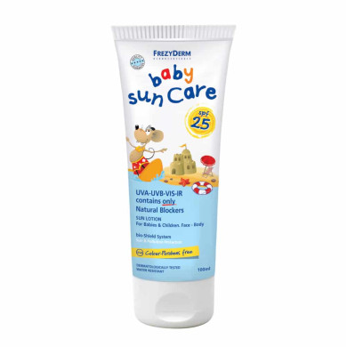 FrezyDerm Sun SCREEN СЛЪНЦЕЗАЩИТЕН ЛОСИОН ЗА БЕБЕТА И ДЕЦА SPF25 100 мл
