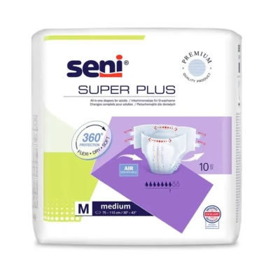 Super Seni Plus M, 10бр Универсални пелени за възрастни