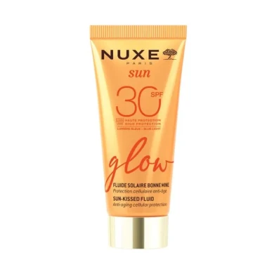 Nuxe Sun Слънцезащитен флуид с бляскав ефект SPF30 40 мл