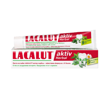 ЛАКАЛУТ АКТИВ HERBAL п.зъби 75мл.