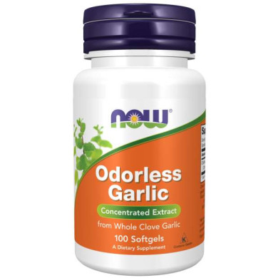 Now - Odorless Garlic / Чесън Без Мирис - 100 Дражета