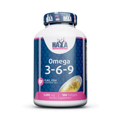 Haya Labs Omega 3-6-9 / Омега 3-6-9 100 Softgels