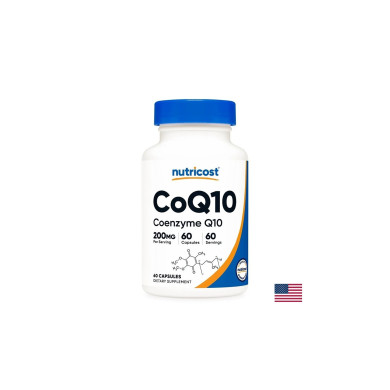 Мощен антиоксидант за здраво сърце - Коензим Q10, 200 mg х 60 капсули
