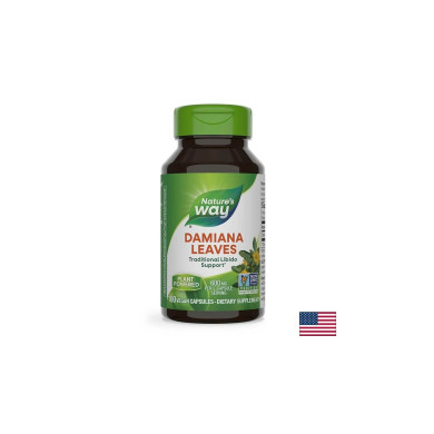 Damiana Leaves/ Дамиана (лист) 400 mg х 100 капсули Nature’s Way