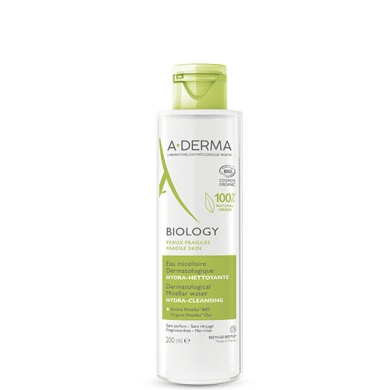 A-Derma Biology мицеларна вода хидратираща дерматологична 200 мл