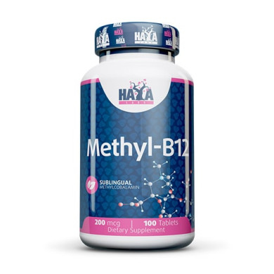 Haya Labs Methyl B-12 / Матил Б-12 200mcg / 100 Tabs.