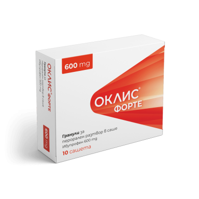 ОКЛИС ФОРТЕ САШЕ 600МГ Х 10