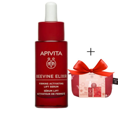Apivita Beevine Elixir Коригиращ бръчките и стягащ серум против стареене 30 мл + ПОДАРЪЧЕН СЕТ