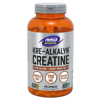 Now Sports - Kre-Alkalyn Creatine / Кре-Алкалин 750 Мг - 240 Капсули