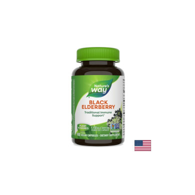 Black Elderberry/ Черен Бъз (плод и цвят) 575 mg х 100 капсули Nature’s Way