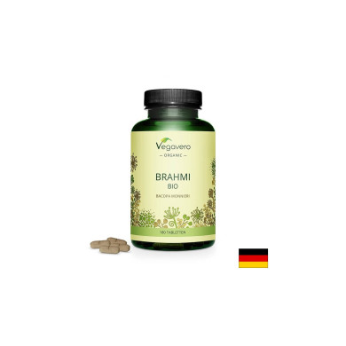Brahmi BIO – Bacopa Monieri БИО - Брахми – Бакопа Мониери, 180 таблетки Vegavero