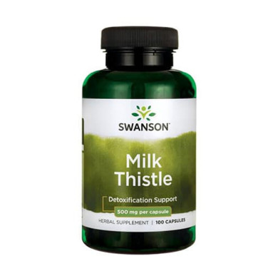SWANSON Milk Thistle 500mg. / 100 Caps
