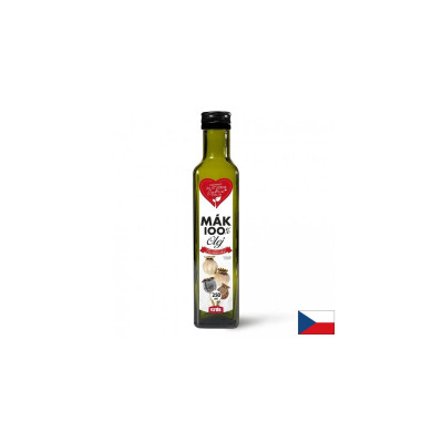 Масло от маково семе + витамин Е Подкрепа на липидния метаболизъм 250 ml
