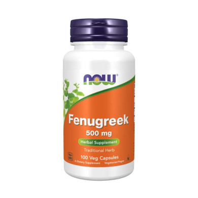 Now - Fenugreek /Сминдух 500 Мг - 100 Капсули