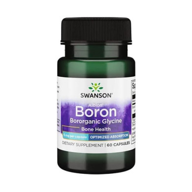 Boron from Albion Boroganic Glycine 6mg. / 60 Caps