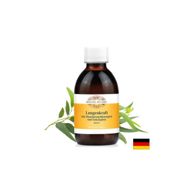 Lungenkraft mit Haselstrauchknospen und Eukalyptus / Билков сироп за дихателната система, 200 ml Bärbel Drexel