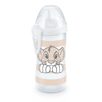 NUK Kiddy Cup 300мл, с твърд накрайник, 12+мес. LION KING