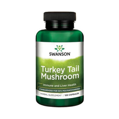 SWANSON Turkey Tail Mushroom 500mg. / 120 Caps