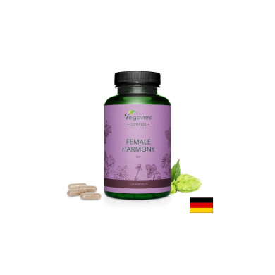 Femalе Harmony 50+/ Билков комплекс за жени 50+, 120 капсули, 100% Vegan Vegavero