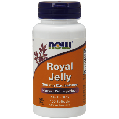 Now - Royal Jelly 300 Mg / Пчелно Млечице - 100 Softgels