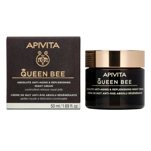 Apivita Queen bee Възстановяващ нощен крем против стареене-50мл.