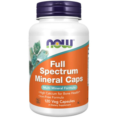 Now - Full Spectrum Minerals /Комплекс от минерали - 120 Капсули