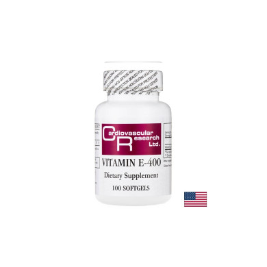 Vitamin E-400 - Витамин E-400 360 mg, 100 софтгел капсули Ecological Formulas
