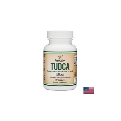 TUDCA (Tauroursodeoxycholic acid) / Тауроурсодезоксихолова киселина, 500 mg, 60 капсули Double Wood