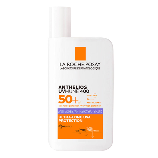 La Roche-Posay Anthelios UVMune 400 ФЛУИД за лице против тъмни петна 50мл + Anthelios UV Mune 400 Oil Control Fluid 15 ml