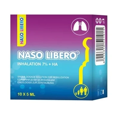 Naso Libero Физиологичен разтвор 0,7% с хиалурон 10 монодози х5 мл