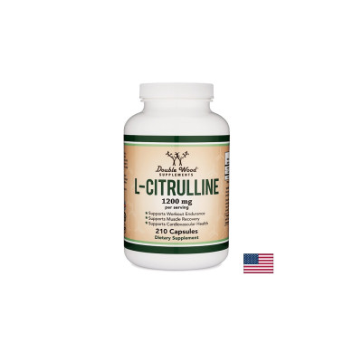 L-citrulline/ Л-цитрулин, 210 капсули Double Wood