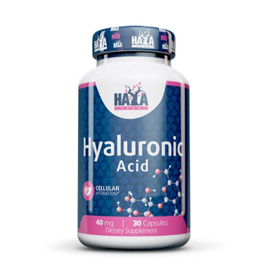 Haya Labs Hyaluronic Acid / Хиалуронова Киселина 40mg. / 30 Caps.