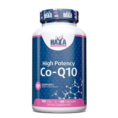 Haya Labs High Potency Co-Q10 / Коензим Q10 с Висока Концентрация 100mg. / 60vcaps.