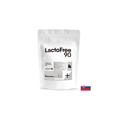 Суроватъчен протеин изолат без лактоза LactoFree 90 За възстановяване и мускулна сила Вкус шоколад, 500 g / 16 дози