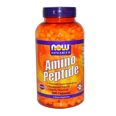 Now Sports - Amino Peptide /Амино Пептиди 400 Мг - 300 Капсули