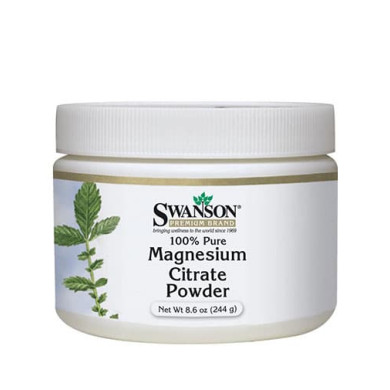SWANSON Magnesium Citrate Powder 100% Pure