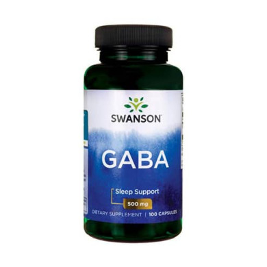 SWANSON GABA 500mg. / 100 Caps
