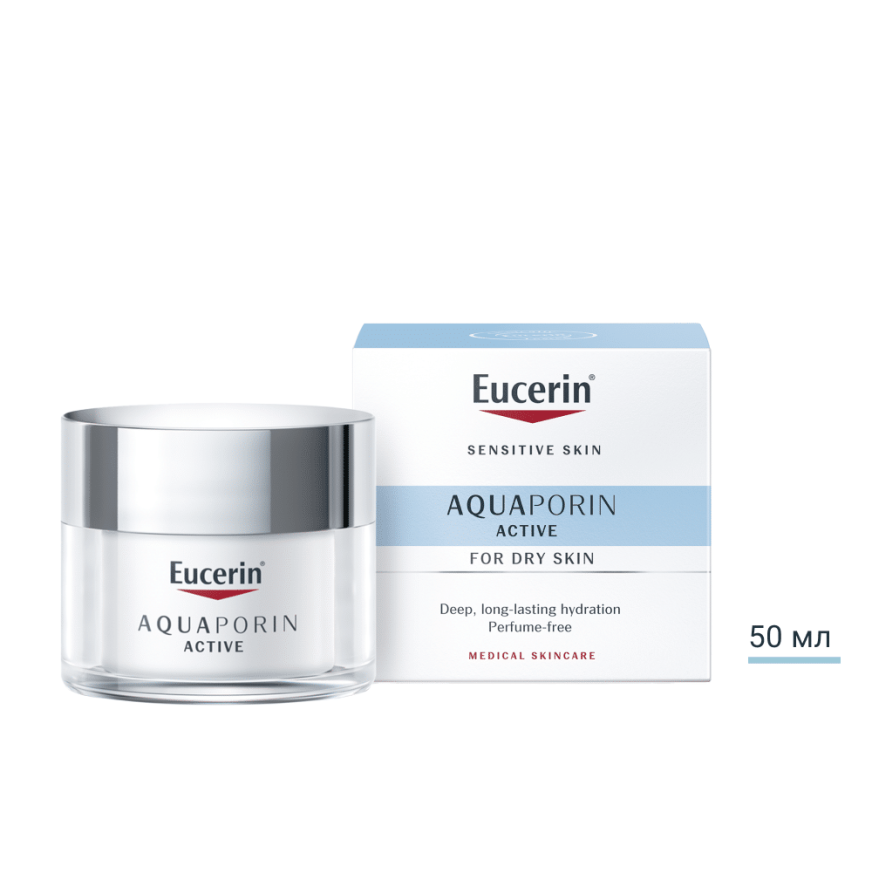 Eucerin AQUAporin ACTIVE крем за суха кожа 50мл