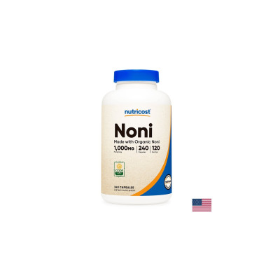 Имунитет - Нoни плод, 500 mg x 240 капсули Nutricost