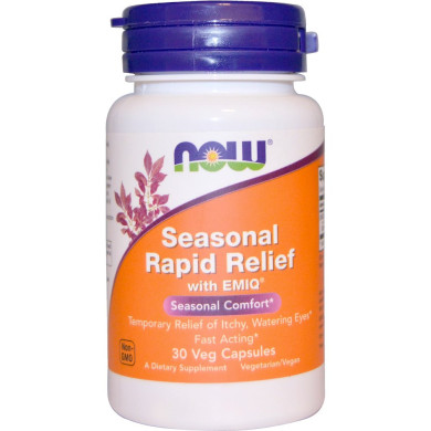 Now - Seasonal Rapid Relief - 30 Veg Капсули