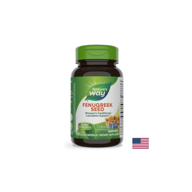 Fenugreek Seed/ Сминдух (семена) 610 mg х 100 капсули Nature’s Way