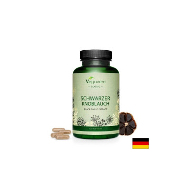 Schwarzer Knoblauch/ Екстракт от черен чесън, 120 капсули Vegavero