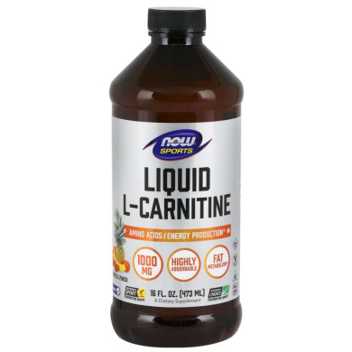 Now - L-Carnitine Liquid Tropical Punch / Л-Карнитин - 1000 Мг (465 Мл)