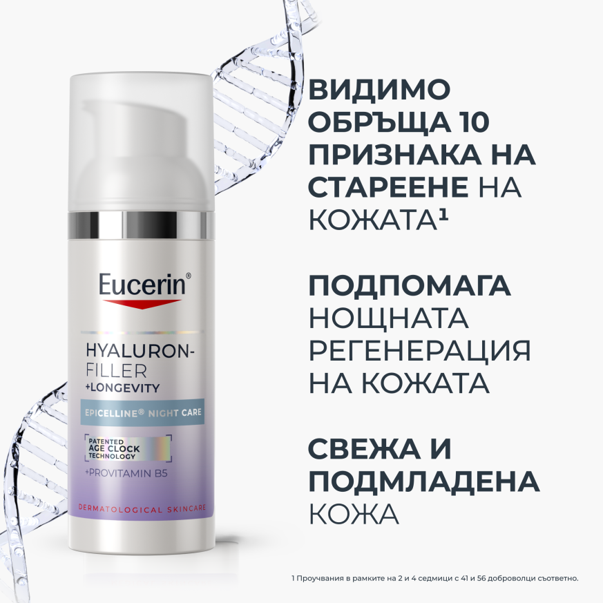 Eucerin® HYALURON-FILLER+Longevity Epigenetic Night Care 