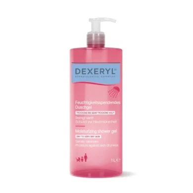 Dexeryl Хидратиращ душ гел за суха кожа 2 в 1: почиства и овлажнява 1 l