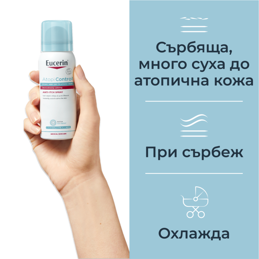 Eucerin AtopiControl Спрей при сърбеж 50 мл