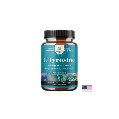 L-тирозин – Памет, фокус и устойчивост на стрес, 500 mg, 60 капсули