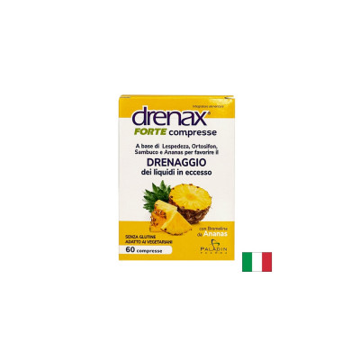 Диуретична формула за добро храносмилане и отслабване - Дренакс - Drenax® Forte с бромелаин и ананас, 60 таблетки