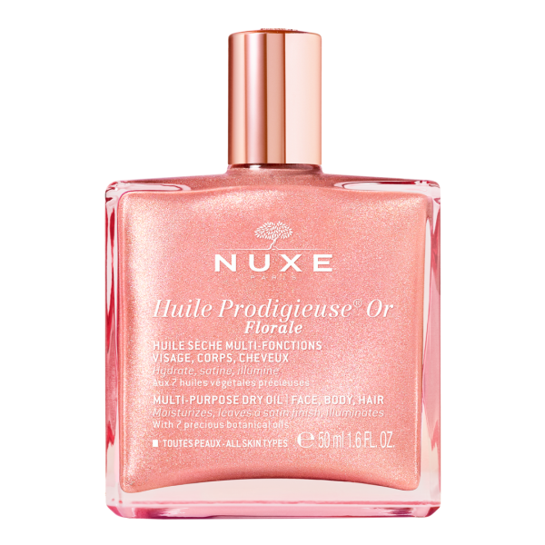 Nuxe Huile Prodigieuse Or Florale Мултифункционално сухо масло с розово-златисти частици 50 мл