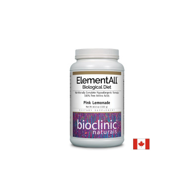 Елементна диета - ElementAll Biological Diet с вкус на лимонада, 1322 g пудра Natural Factors